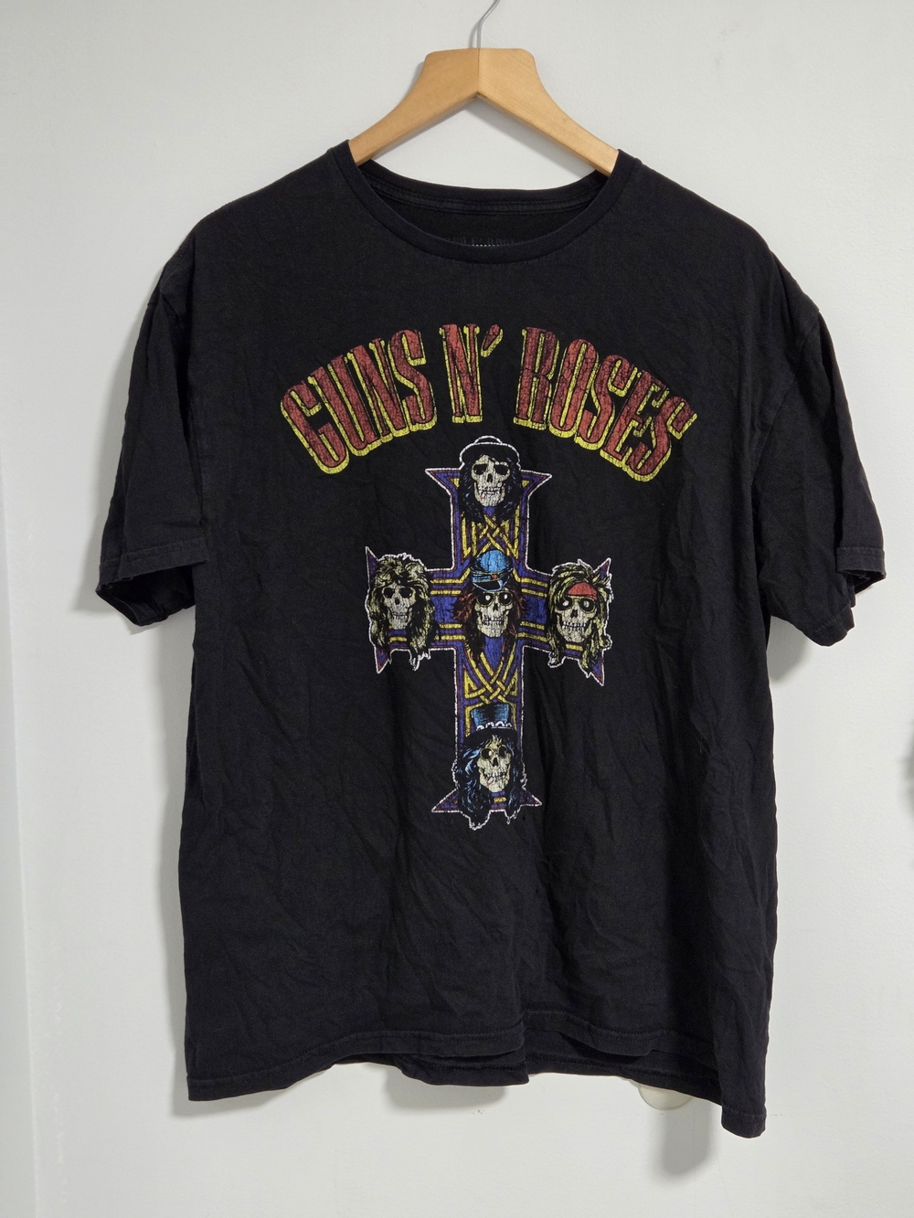 Guns N' Roses Black Graphic Band Tee Size. XL